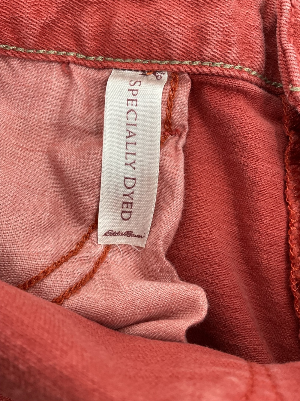 Eddie Bauer Terracotta Bermuda Denim Jorts Women’s size 10 - Picture 6 of 9